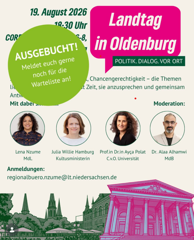 Bildungsveranstaltung mit Julia Willi Hamburg und Lena Nzume